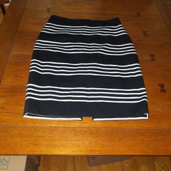 White Black Market Midi Skirt Size 6