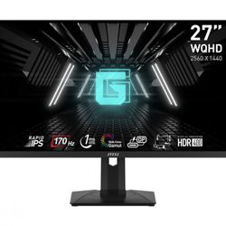 MSI 27” WQHD IPS Gaming Monitor – G274QPF | 2560 x 1440 | NVIDIA G-Sync