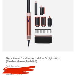 Dyson Airwrap™ multi-styler and dryer Straight+Wavy (Strawberry Bronze/Blush Pink)