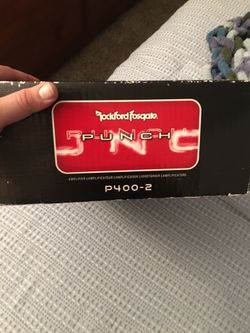 Fosgate 400-2. Works perfectly.