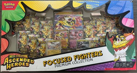 Pokmon TCG: Mega Evolutions: Ascended Heroes Focused Fighters Premium Collection Box