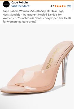 Nude stiletto heels