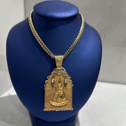 Cuban Chain And Charm 