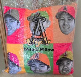 Shohei Ohtani LA Angels Decorative Pillow