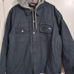 Dickies Hoodie Jacket 2XL Mechanic Blue Brand New 