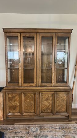 Beautiful old wood cabinet