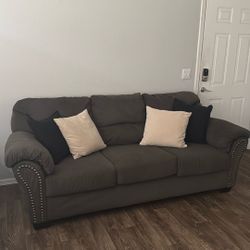 Moving Out! Beautiful Comfy Gray 3 Seat Couch