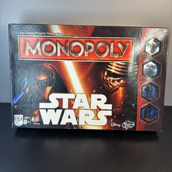 Star Wars Collectable Edition Rare Monopoly Game