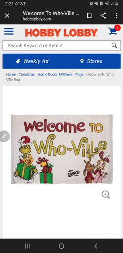 New Whoville Rug $25