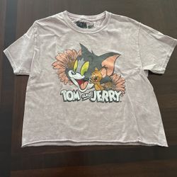 Tom And Jerry Shirt  Size XS