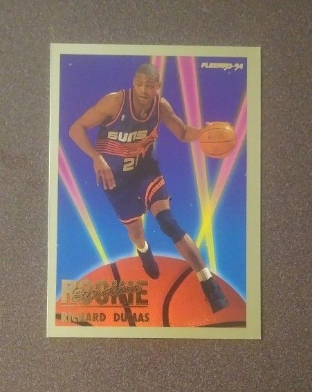 1993-94 Fleer Richard Dumas Phoenix Suns #6 Rookie Sensations Basketball Card Vintage Collectible Sports NBA