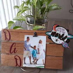 Wooden Frame Wall Decor "DAD"