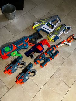 Lot of Nerf Guns – Flip-32, Hyper, Elite 2.0 Bundle