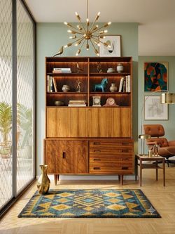 Mid Century Danish Rosewood Hutch