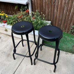 Two Black High Chair $40