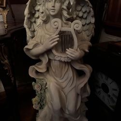 Angel with  harp- Large 