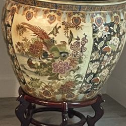 Oriental Fish Bowl Table Base 