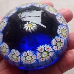 Blue Murano Glass Paperweight