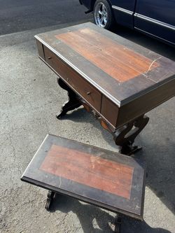 Antique Desk & Bench