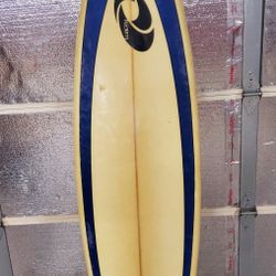 6.5 Ft Fiberglass Surfboard by Realms Designs CA. Hang Ten!