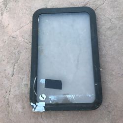 RV Trailer Entrance Door Glass Window Only 24x14