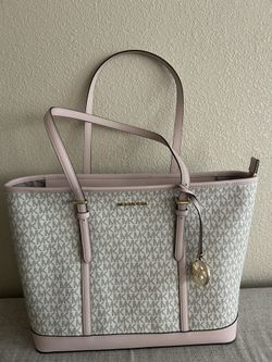 Pink And Cream Michael Kors Purse