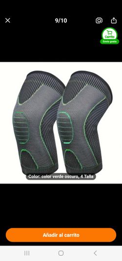 Conjunto de 2 piezas de mangas de compresión de rodilla de calidad premium para artritis, deportes, voleibol, baloncesto y fisioterapia - Para un sopo