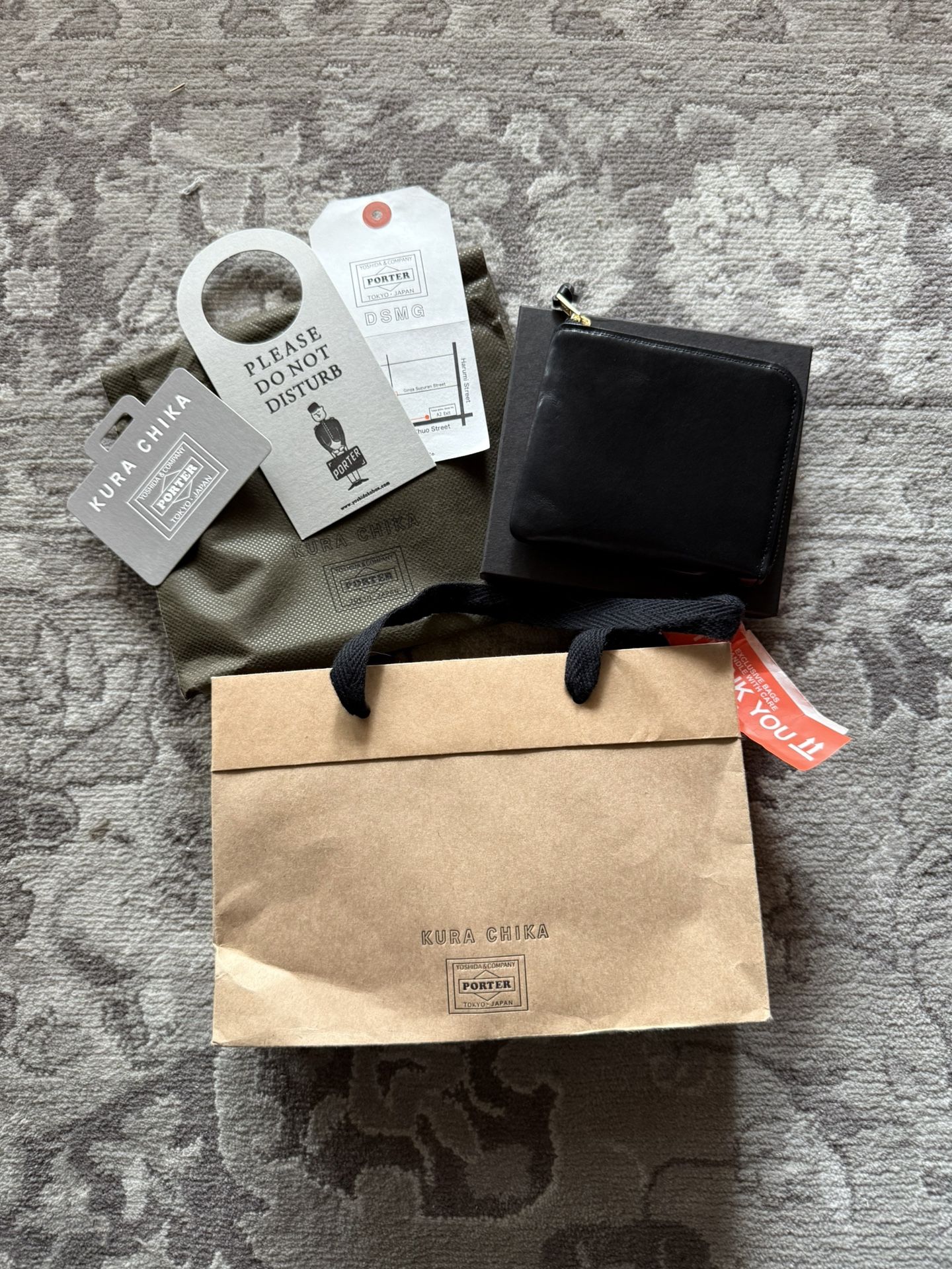 Porter Yoshida Zip Wallet From Tokyo Japan