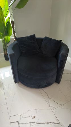 Blue Swivel Chair