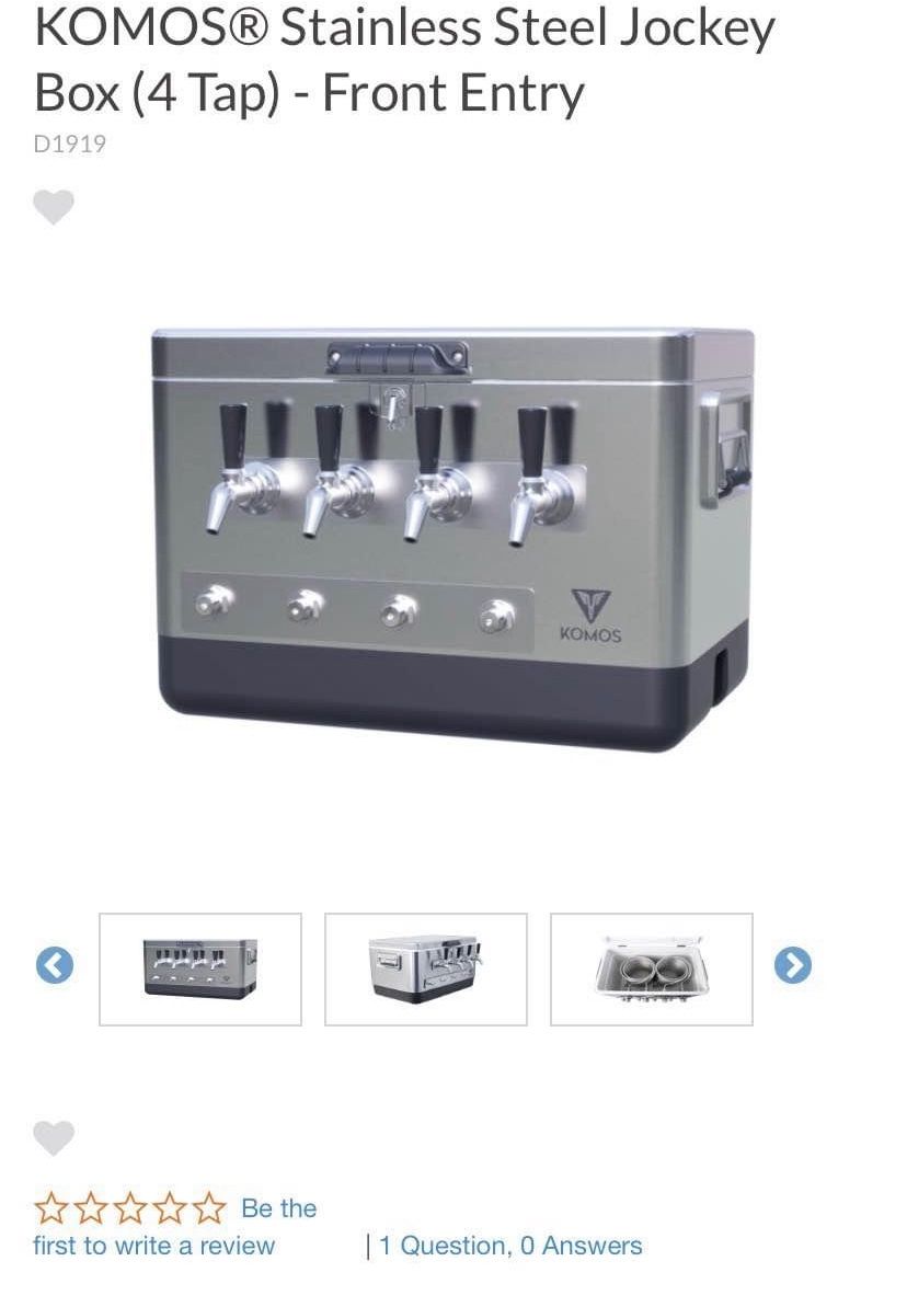 Stainless Steel Jockey Box
