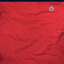 Red Moncler Polo Large
