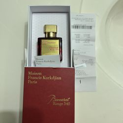 Baccarat Rouge Cologne 