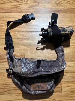 Fieldline Camo Fanny Pack Hunting Tactical Camouflage w Water Bottle preowned
