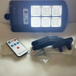 Solar Security  Motion Street Light With Remote Pir Sensor