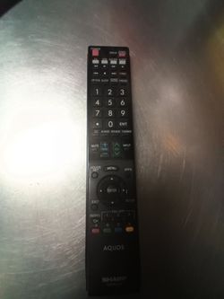 Sharp aquos tv 72" inch Whit original remote