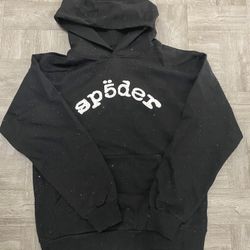 Sp5der Hoodie Black VVS