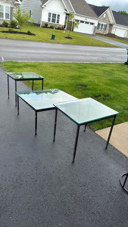 Glass Coffee And End Tables
