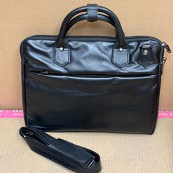 Executive Classic Top Grain Cow Leather Messenger Bag 