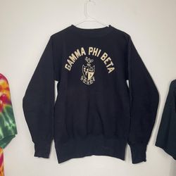 Champion Men's Black and Navy Sweatshirt