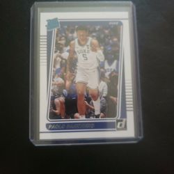 Paolo Banchero Rated Rookie Card