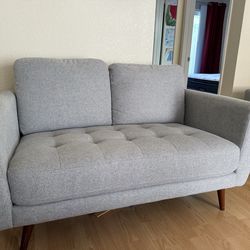 Grey Loveseat