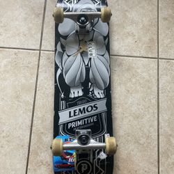 “8.125” PRIMITIVE LEMOS GORILLA SKATEBOARD (OBO)