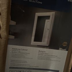 Medicine Cabinet White Finish