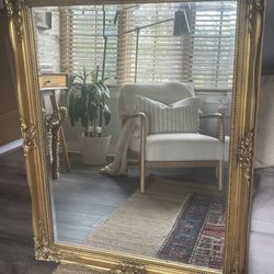 Large vintage/antique gold mirror