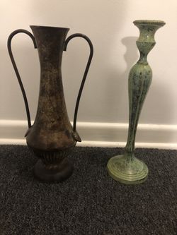 Antique candle stands
