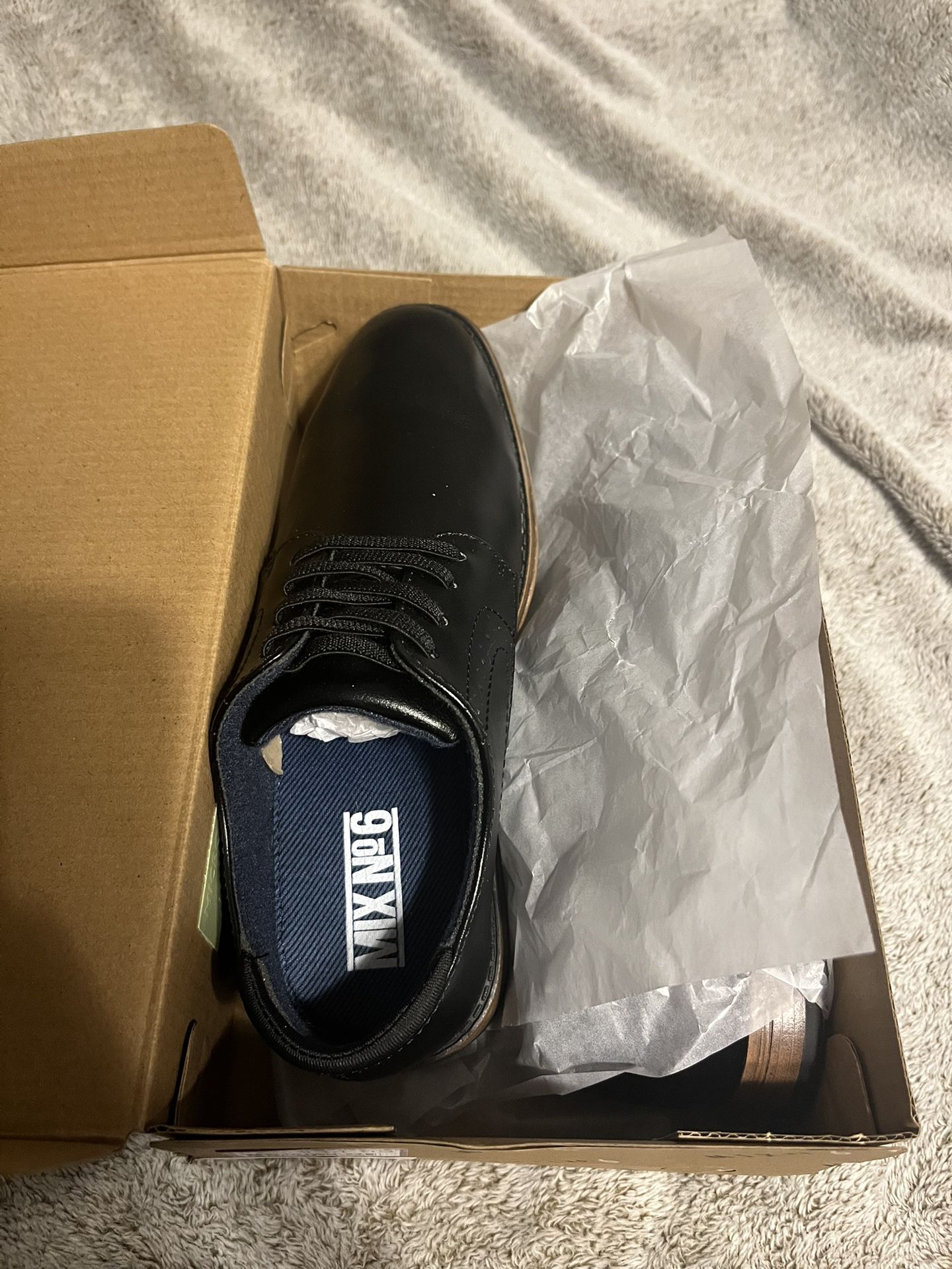 Black Kids Dress Shoes