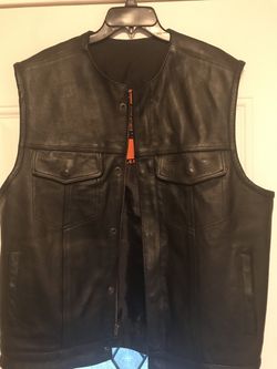 UNIK Select size XL Badass leather vest.