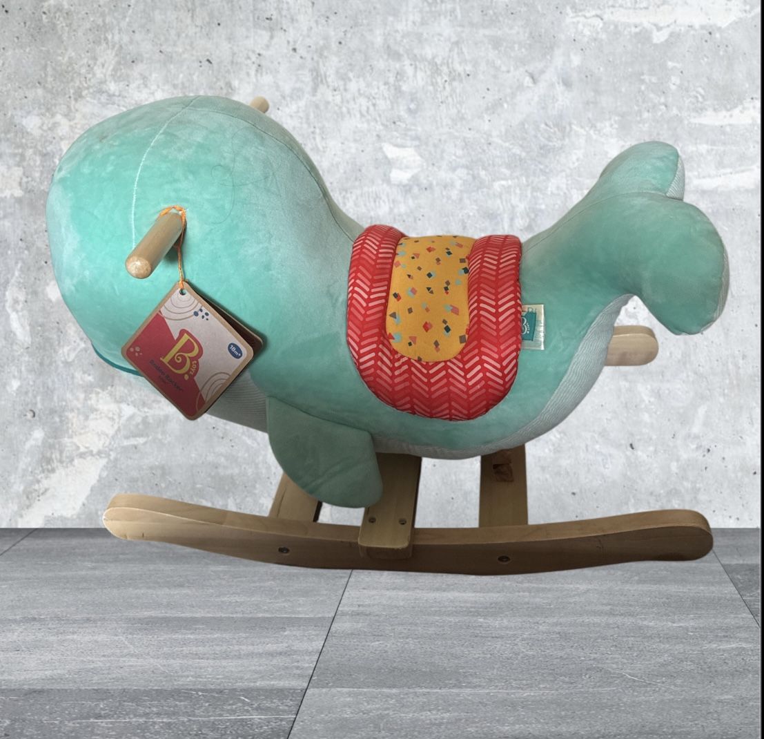 Whale Rocking Toy – Wooden Ride-On