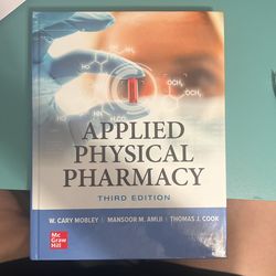 Applied Physical Pharmacy Book