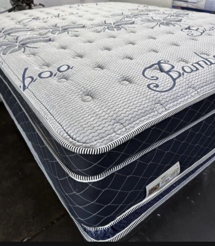 Brand New KING 14” inches thick PILLOW TOP just the MATTRESS Free Delivery All Sizes Available todos los tamanos disposables